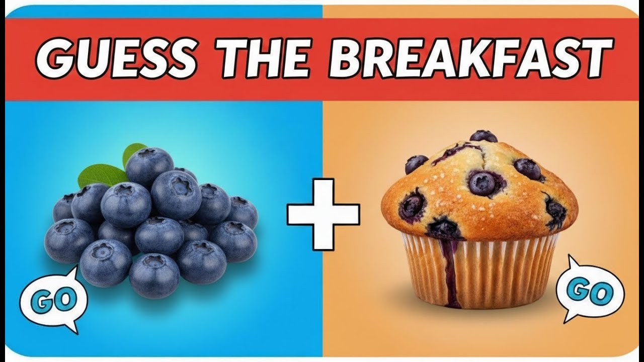 Guess the Breakfast by Emoji ? 🍔🥤 | New Challenge | Try Quiz