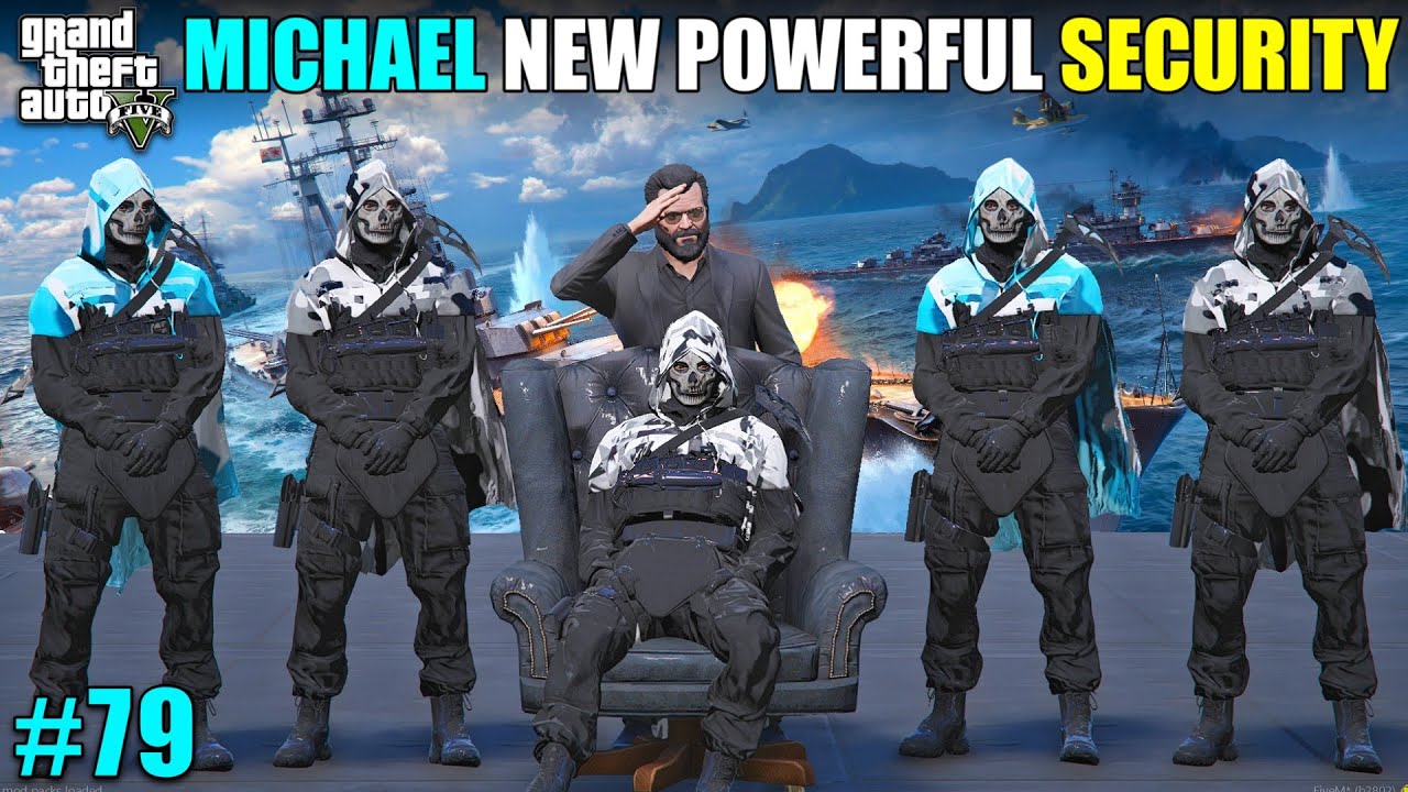 MOST POWERFUL GHOST SECURITY GUARD FOR MICHAEL | GTA 5 GAMEPLAY #79