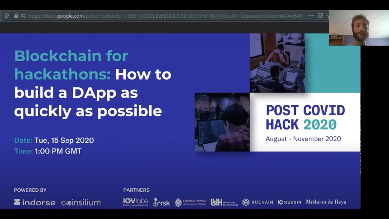 PCH 2020: Blockchain for Hackathons - How to build a dApp as quickly as possible