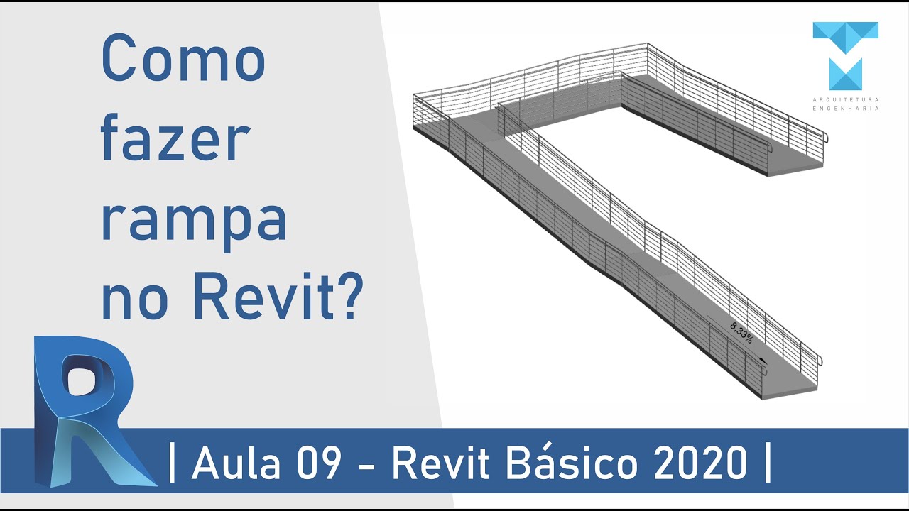 COMO INICIAR NO REVIT - AULA 09 - RAMPA