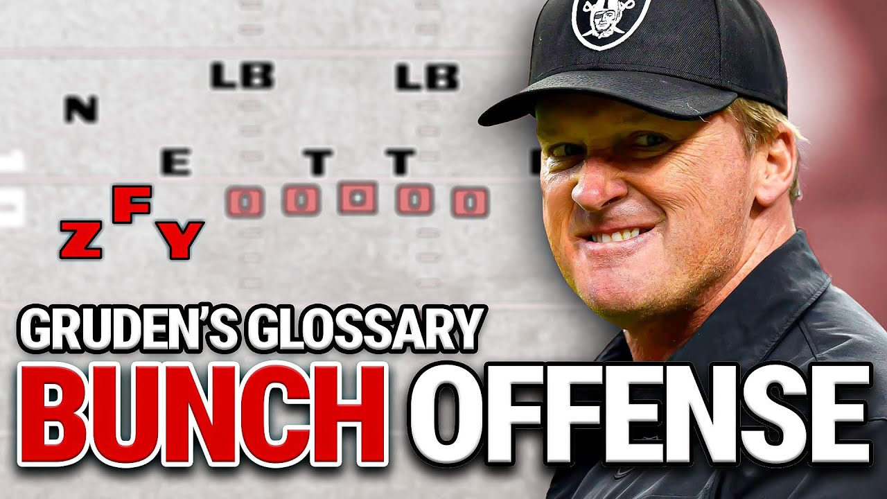 Gruden Explains the Bunch Formation | Gruden’s Glossary