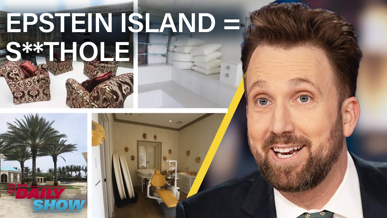 Trump Renames U.S. Institute of Peace After Himself & Epstein Island Was a S**thole | The Daily Show