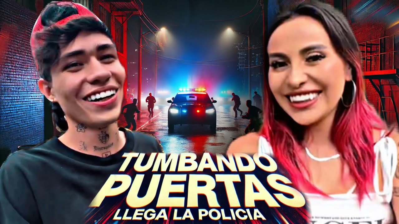 TUMBANDO PUERTAS CON ANDY LLEGA LA POLICÍA 🚔🚨/LINA MALDONADO