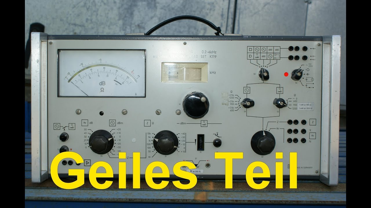 #dailybeb ep.9: Siemens K119 Level Meter: What's inside?