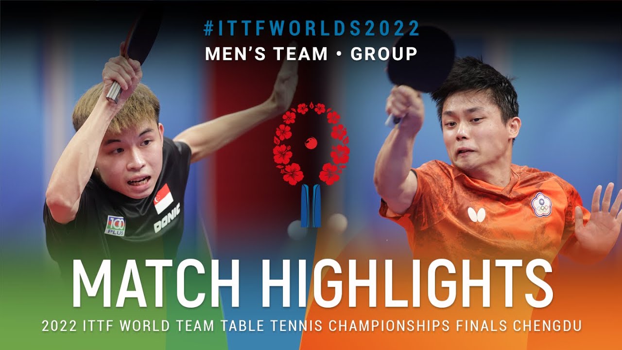 Highlights | Beh Kun Ting (SGP) vs Peng Wang-Wei (TPE) | MT Grps | #ITTFWorlds2022