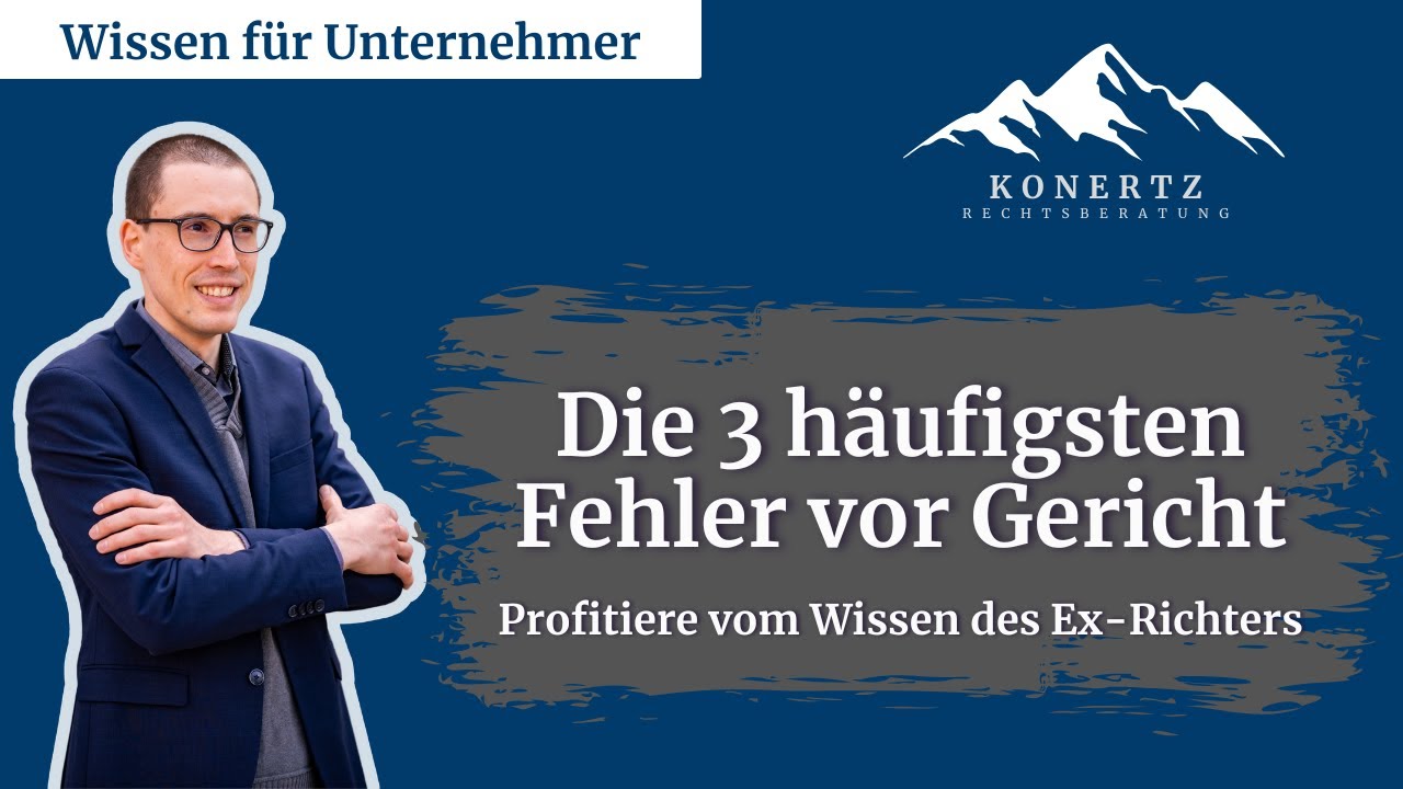Ex-Richter packt aus: Diese 3 Fehler ruinieren jede Klage!