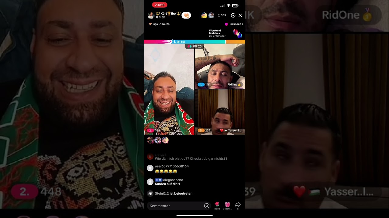 KÜRT IBO WAR LIVE MIT DUDI_361 & YASSER ABOU CHAKER - KÜRT IBO SHOW STAFFEL 1 FOLGE 4 🎥