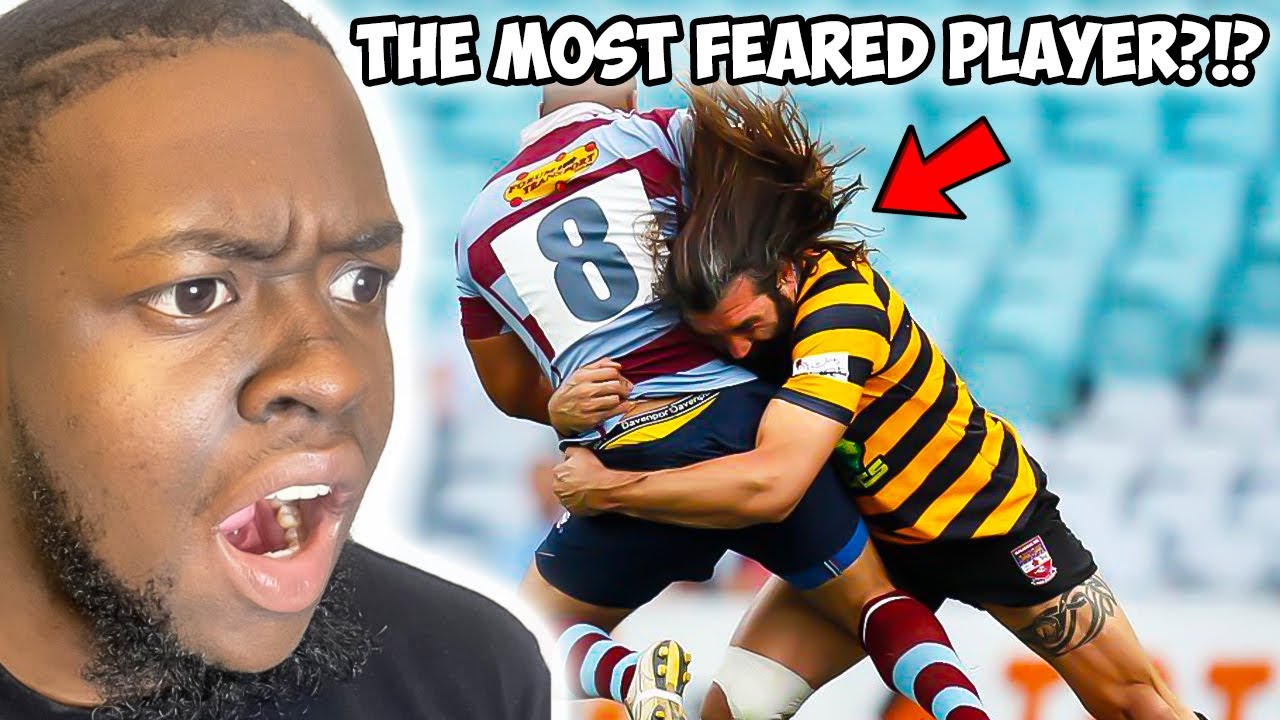 American Reacts To RUGBY - Sébastien Chabal Everybody Was Afraid Of Him REACTION!!!