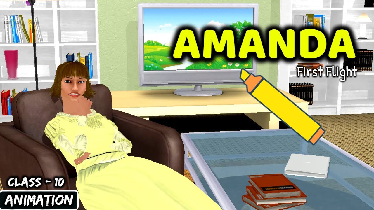 Amanda Class 10 English (Animation) | Amanda Poem Class 10 | Class 10 English Chapter 4 Poem Amanda