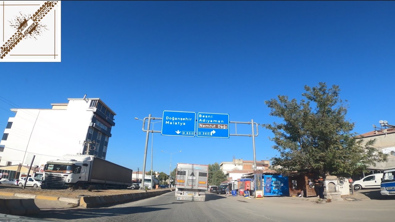 Adıyaman-Gölbaşı /Road View/Straßenansicht/Vista Stradale/Yol Manzarası
