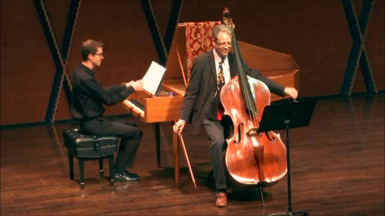 Marcello Cello Sonata No. 3 (on Double Bass)