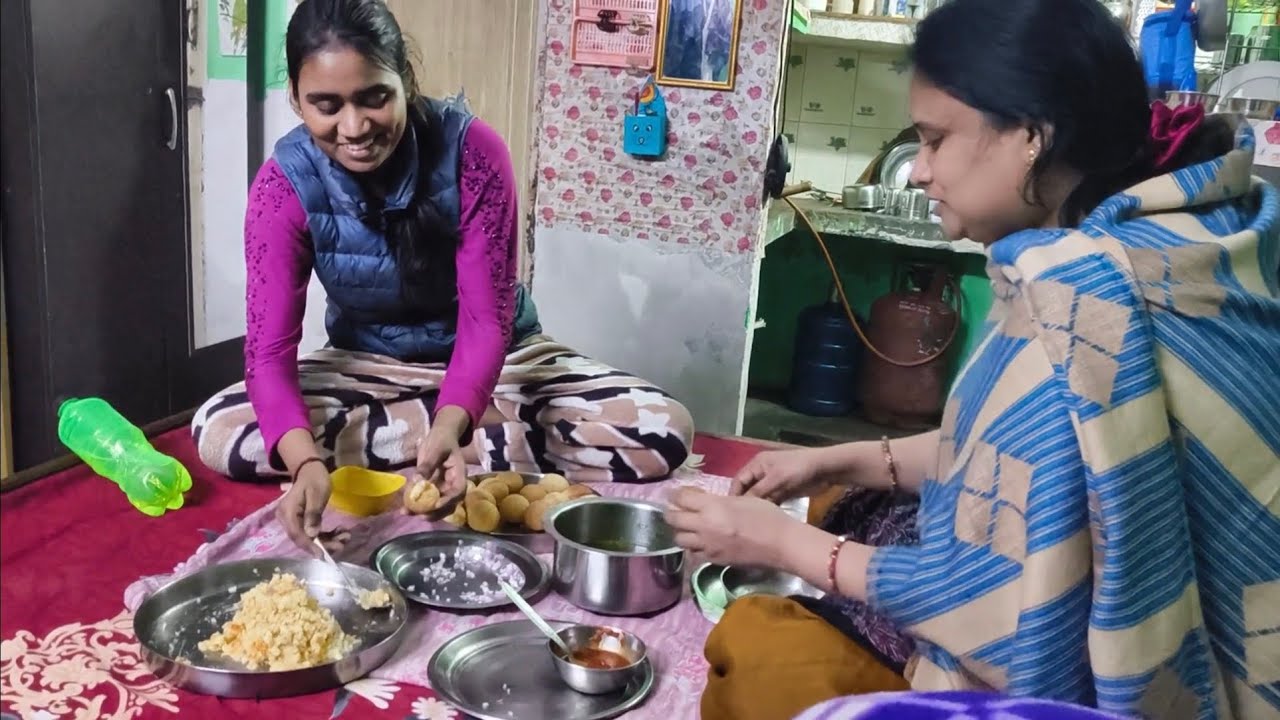 Aaj gol gappe ka surprise mila ghar pe 😋