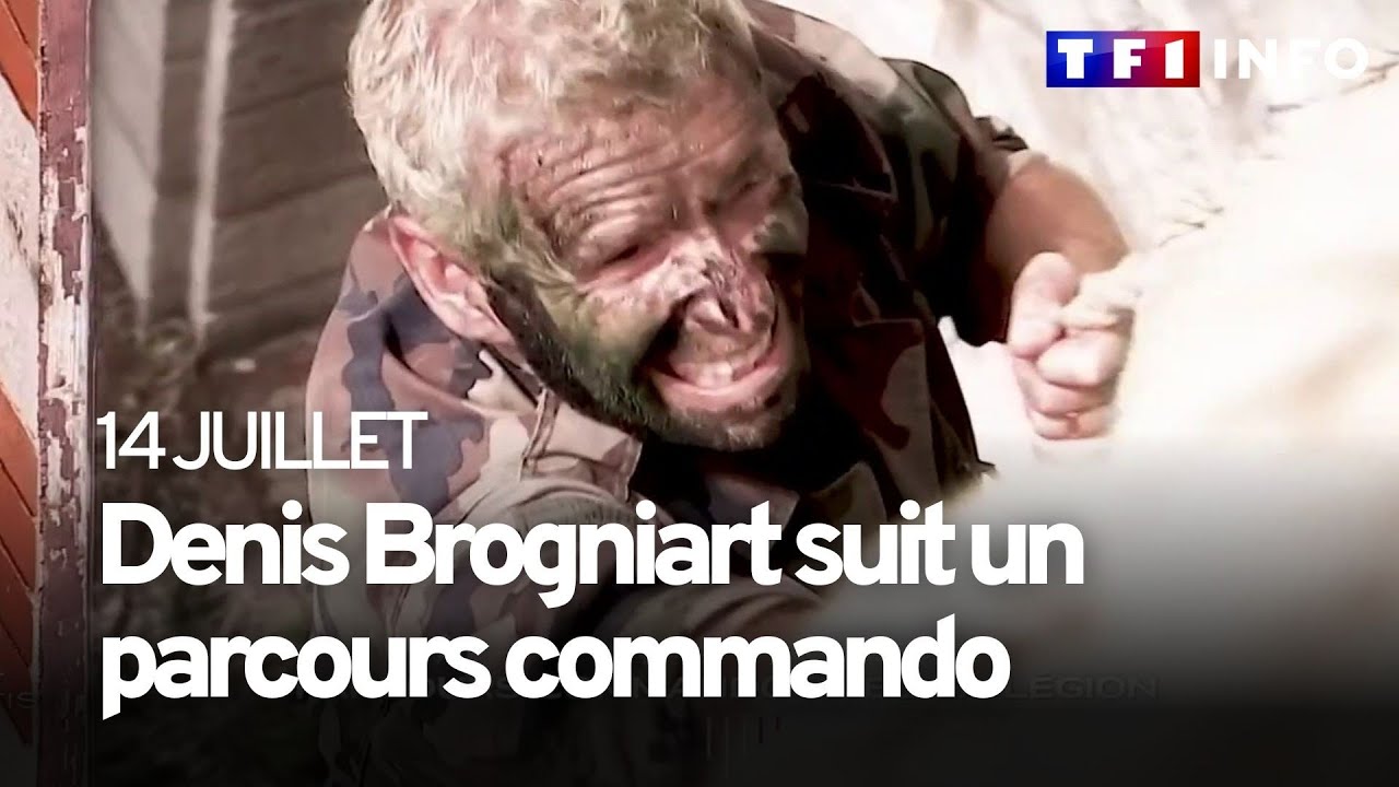 Denis Brogniart suit un parcours commando avec la Légion
