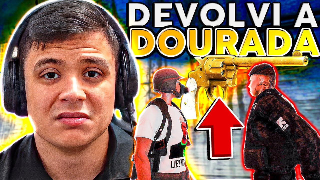 ENTREGUEI A ARMA do PD 😔 GTA RP (Paulinho o LOKO)