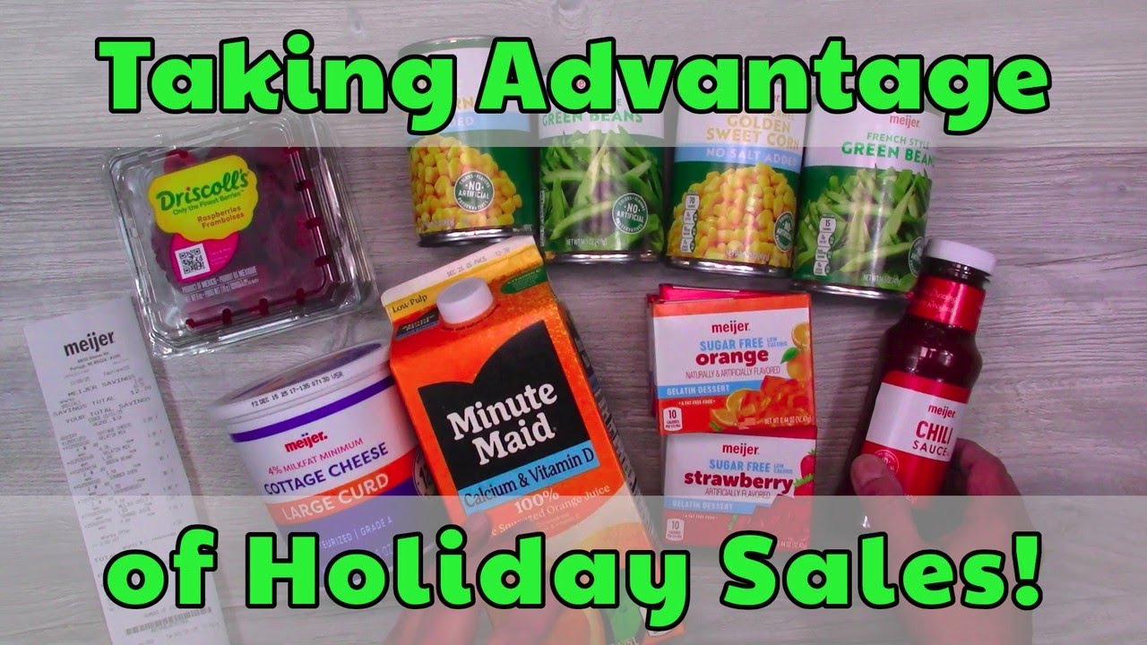 Seasonal Food Hauls — Taking advantage of holiday sales and clearance items! (And winter is here!)