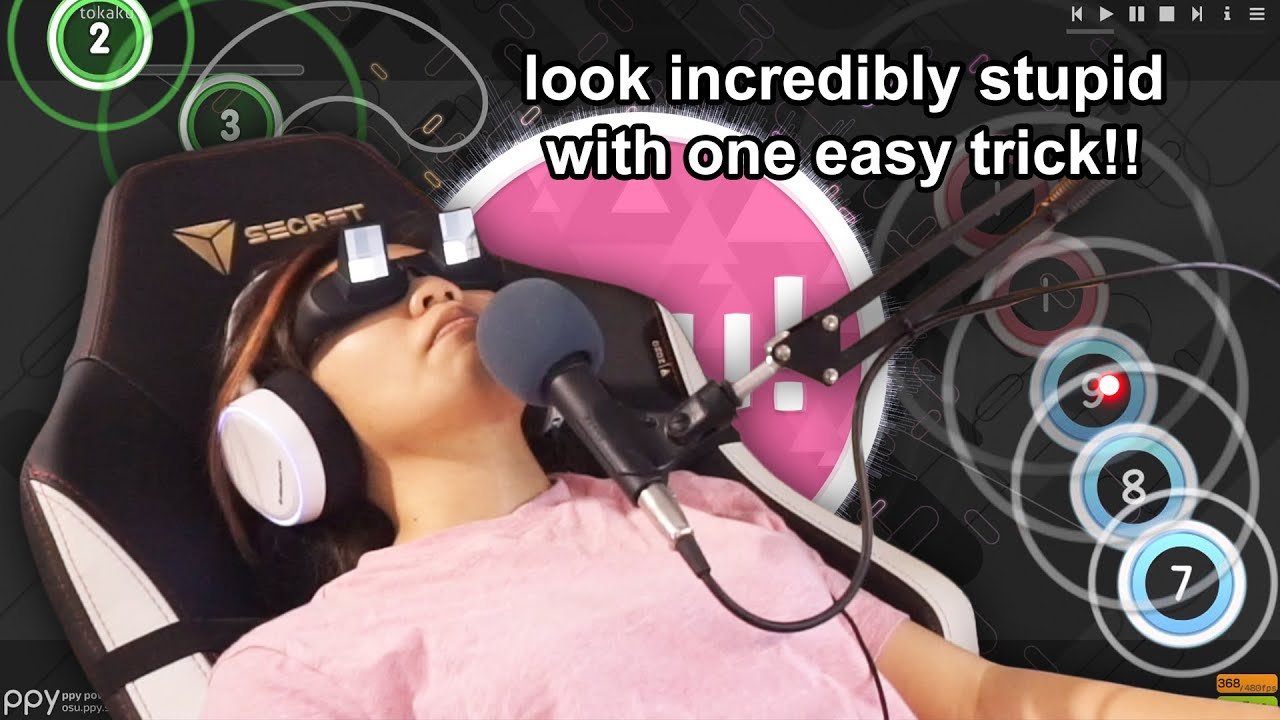 играем в osu! лёжа с Lazy Readers™