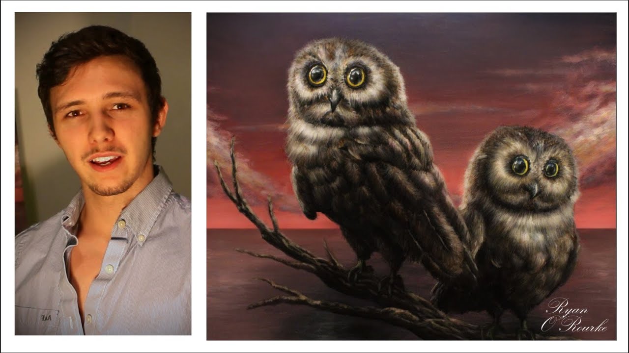 How to paint fur, feathers and animals! A basic speed painting tutorial of an owl.