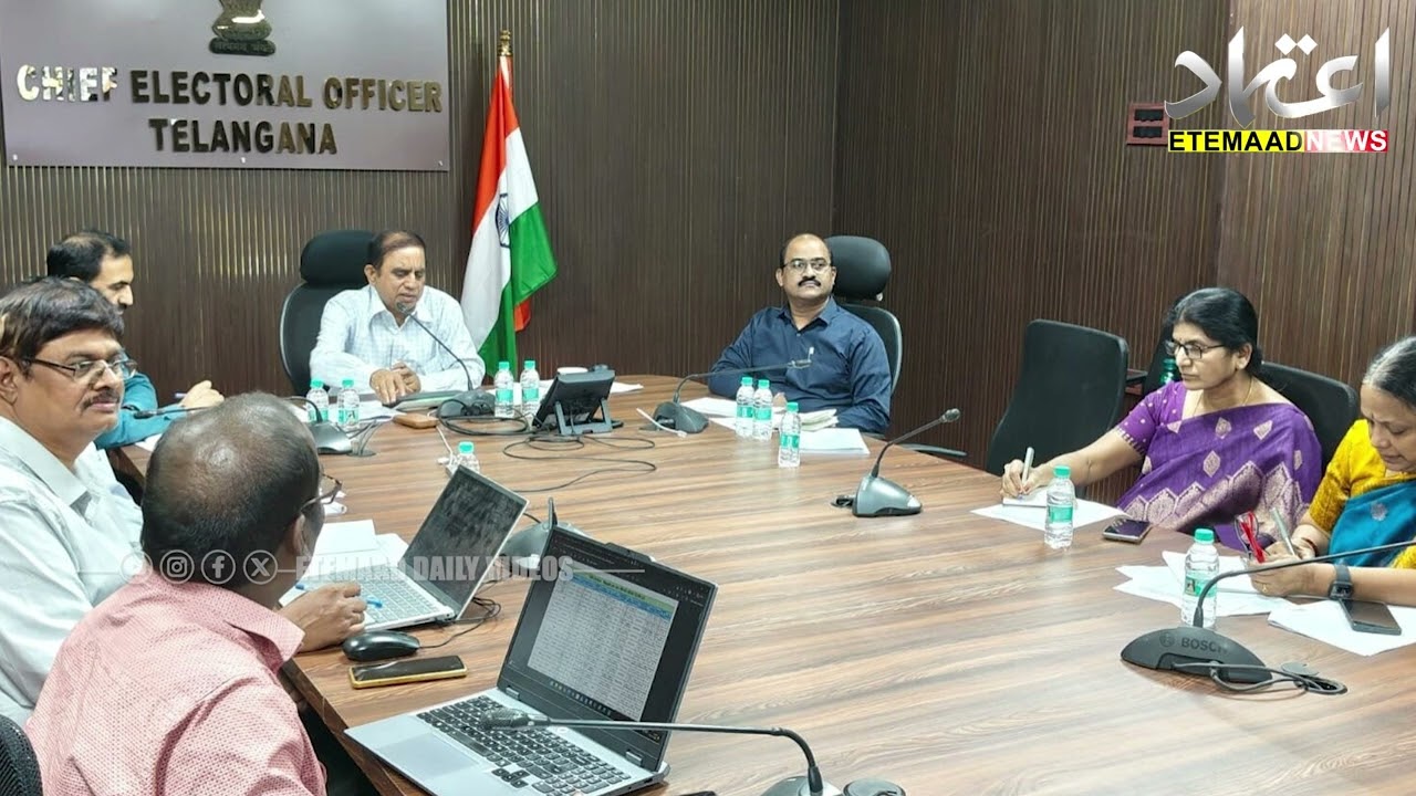 Telangana CEO to Hold Press Conference on SIR 2026 Electoral Roll Draft on August 17