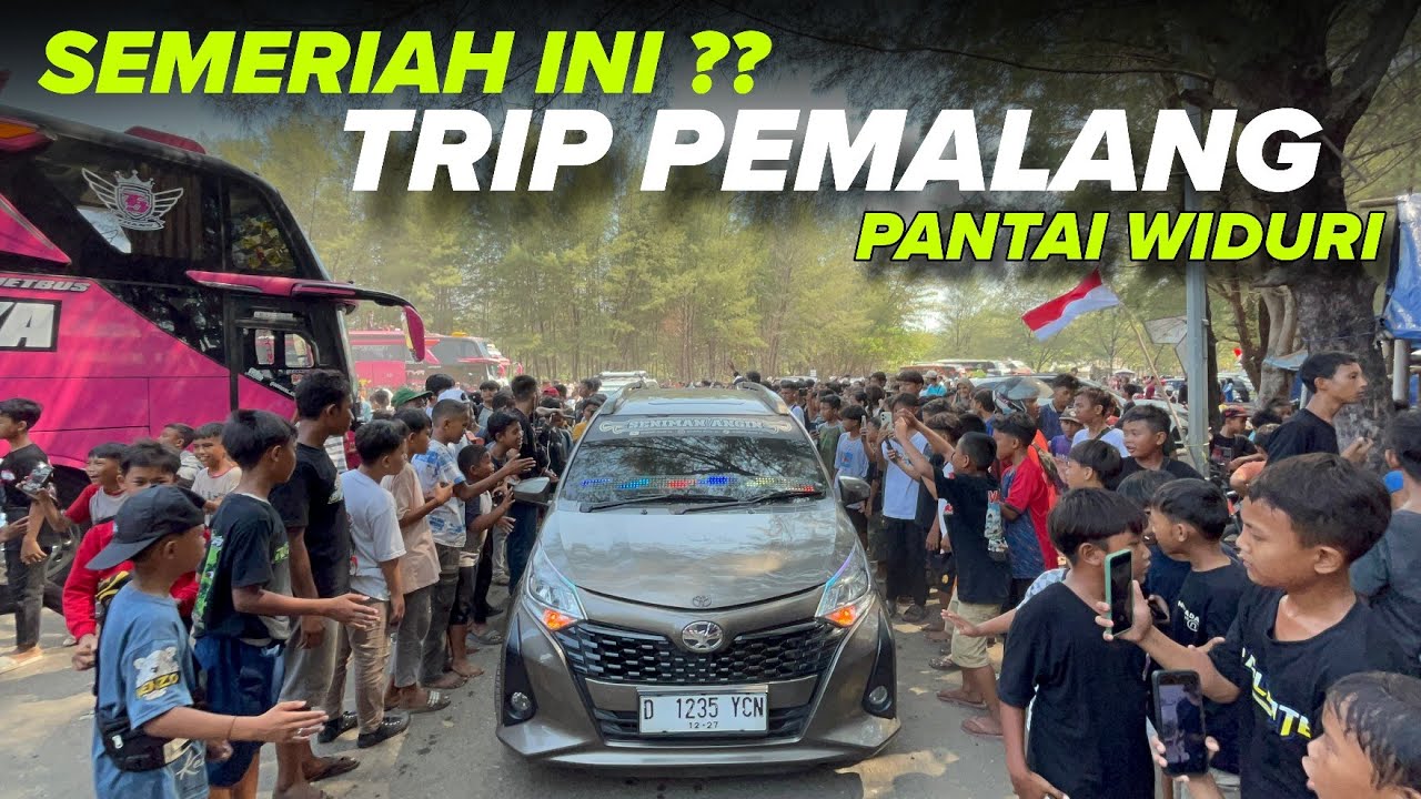 TRIP BUS MANIA PANTAI WIDURI PEMALANG TCI WITH BUS AZZALEA