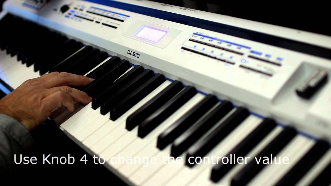 Casio PX-5S: Arpeggiator Controller Tracks