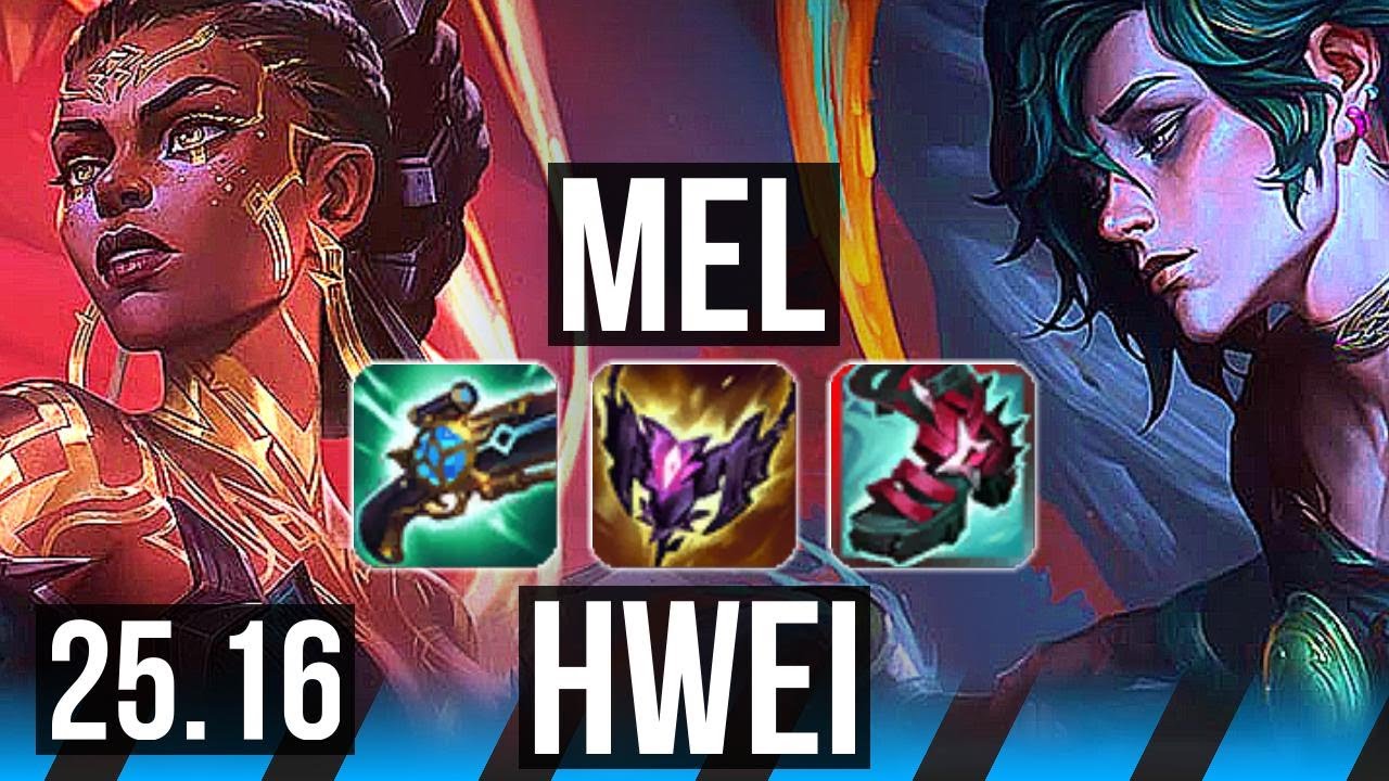 MEL vs HWEI (MID) | Quadra, Legendary, 18/4/6 | KR Diamond | 25.16