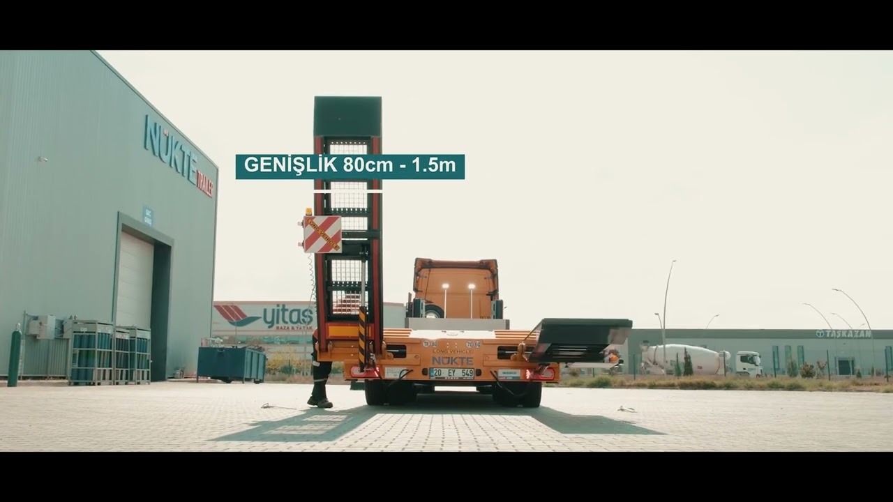 Nükte Trailer Üretimi 3 AKS LOWBED
