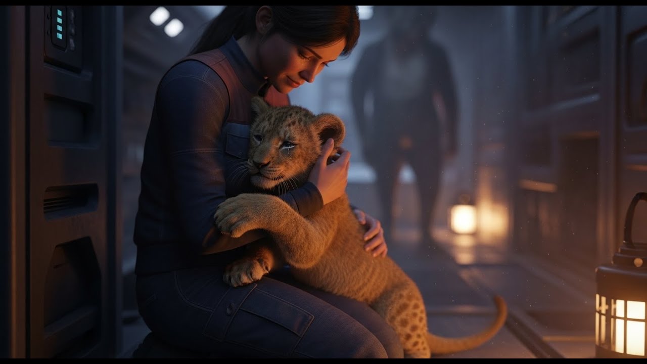 The Human Found the Alpha’s Pup Crying — She Whispered, “Even Leaders Get Afraid”