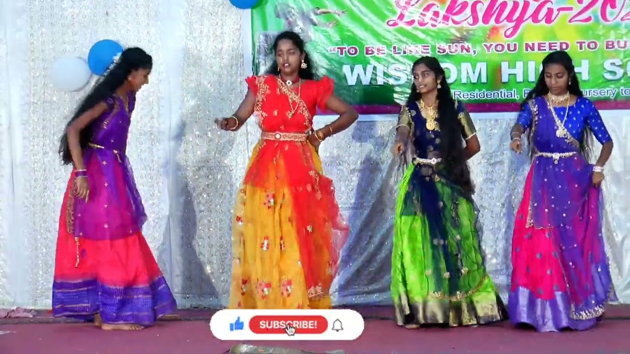 WISDOM HIGH SCHOOL,RAIKAL.LAKSHYA 2022 ANNUAL DAY CELEBRATIONS. 9th CLASS GIRLS DANCE PERFORMENCE