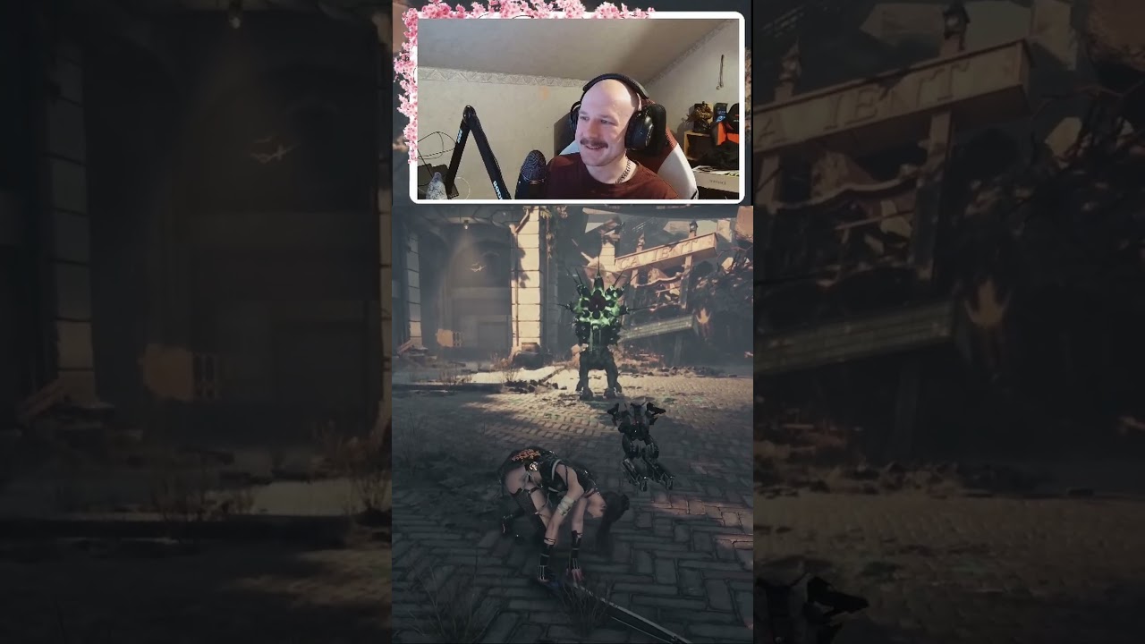 never look at chat during a boss fight portrait #gaming #funny #twitch