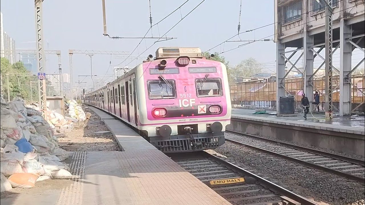 Vikhroli railway station train videos | Indian railways mumbai local trains travel rush public vlog 