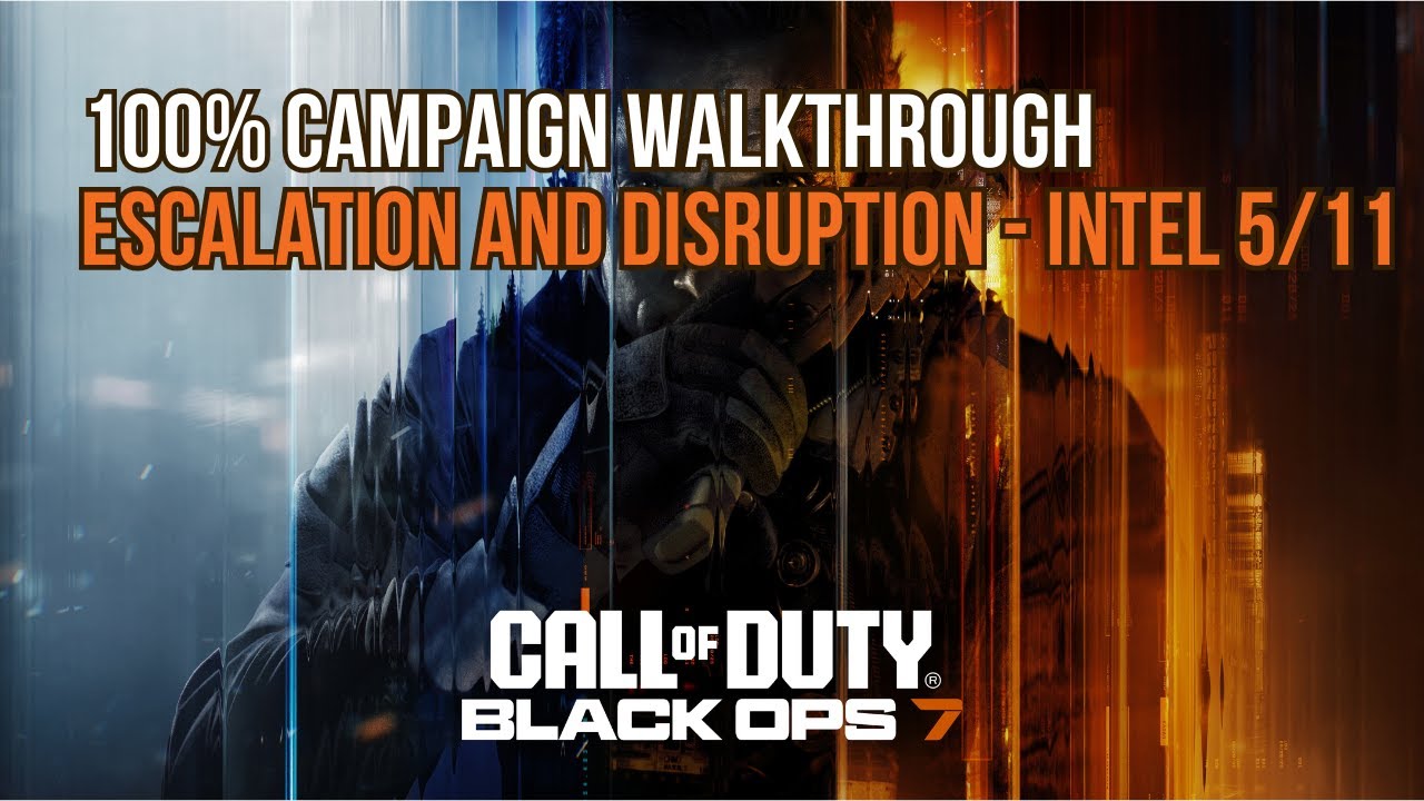Black Ops 7 - 100% Campaign Walkthrough - Escalation and Disruption - We Didn't Need A Bigger Boat