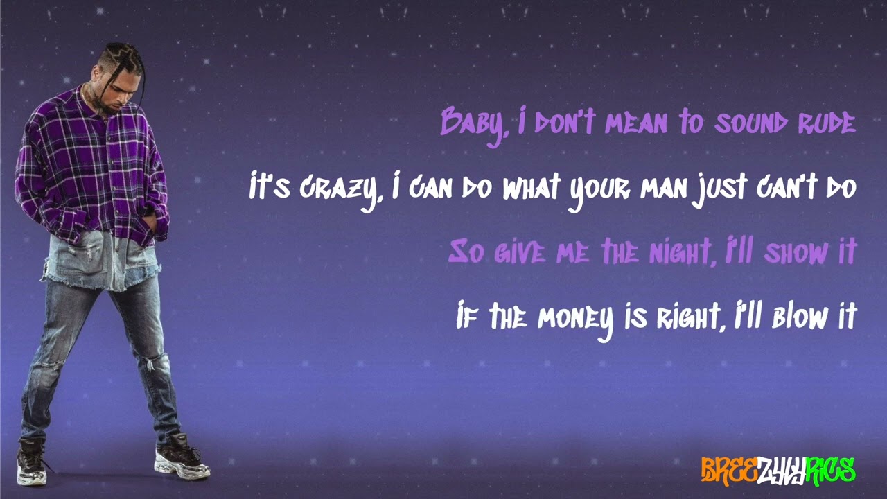 Chris Brown - Side Nigga [LYRIC VIDEO]
