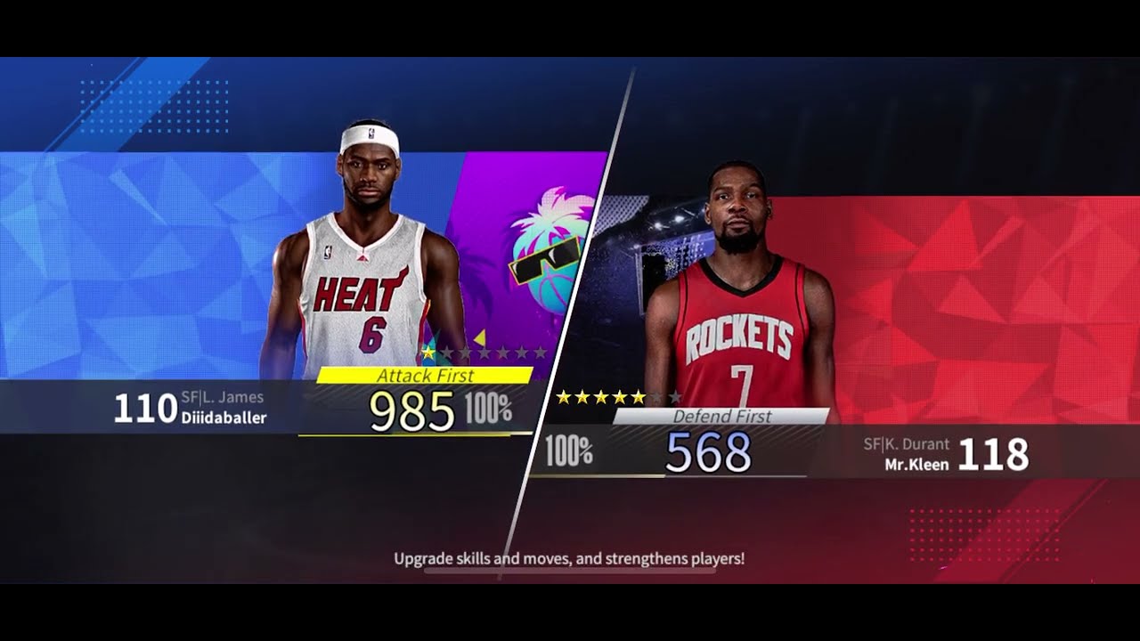 Nba Infinite Lebron James Prime Collection vs Kevin Durant