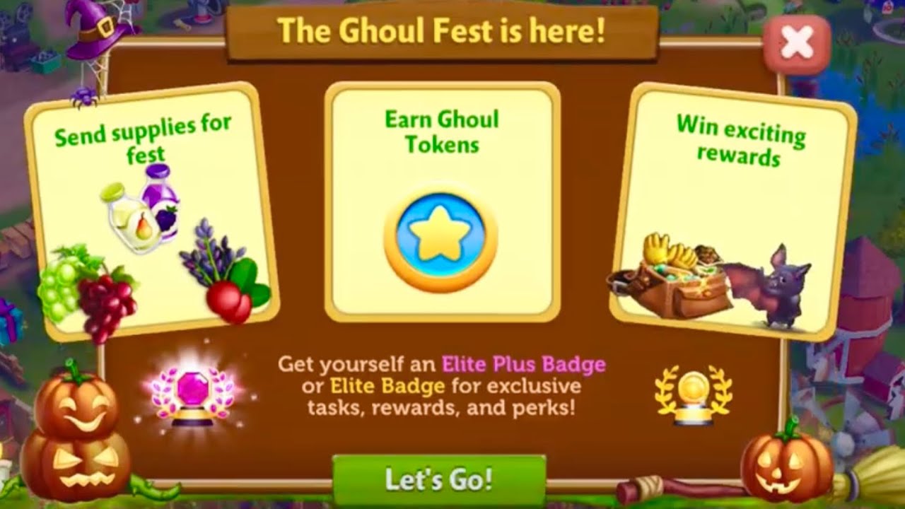 FarmVille 2 Country Escape🎃👻The Ghoul Fest BEGINS! 