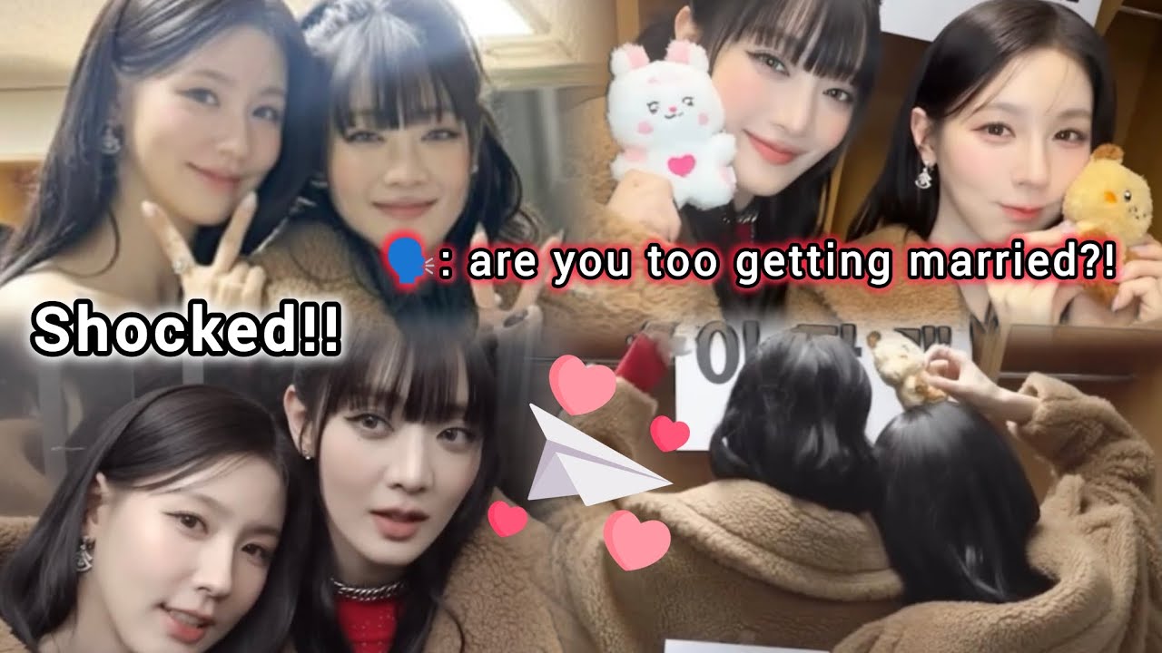 Miyeon & Minnie sweet moments | Miyeon & Minnie at HANTEO MUSIC AWARDS behind the scenes