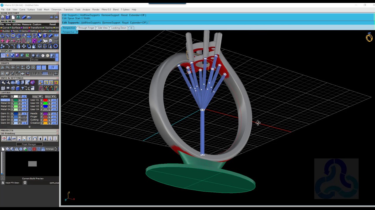 3D printing support tools and mesh repair