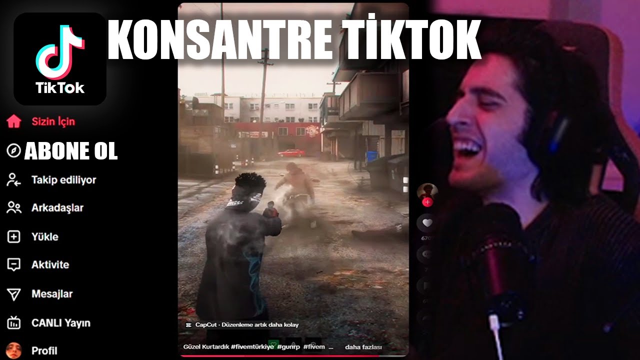 Konsantre TikTok Anları