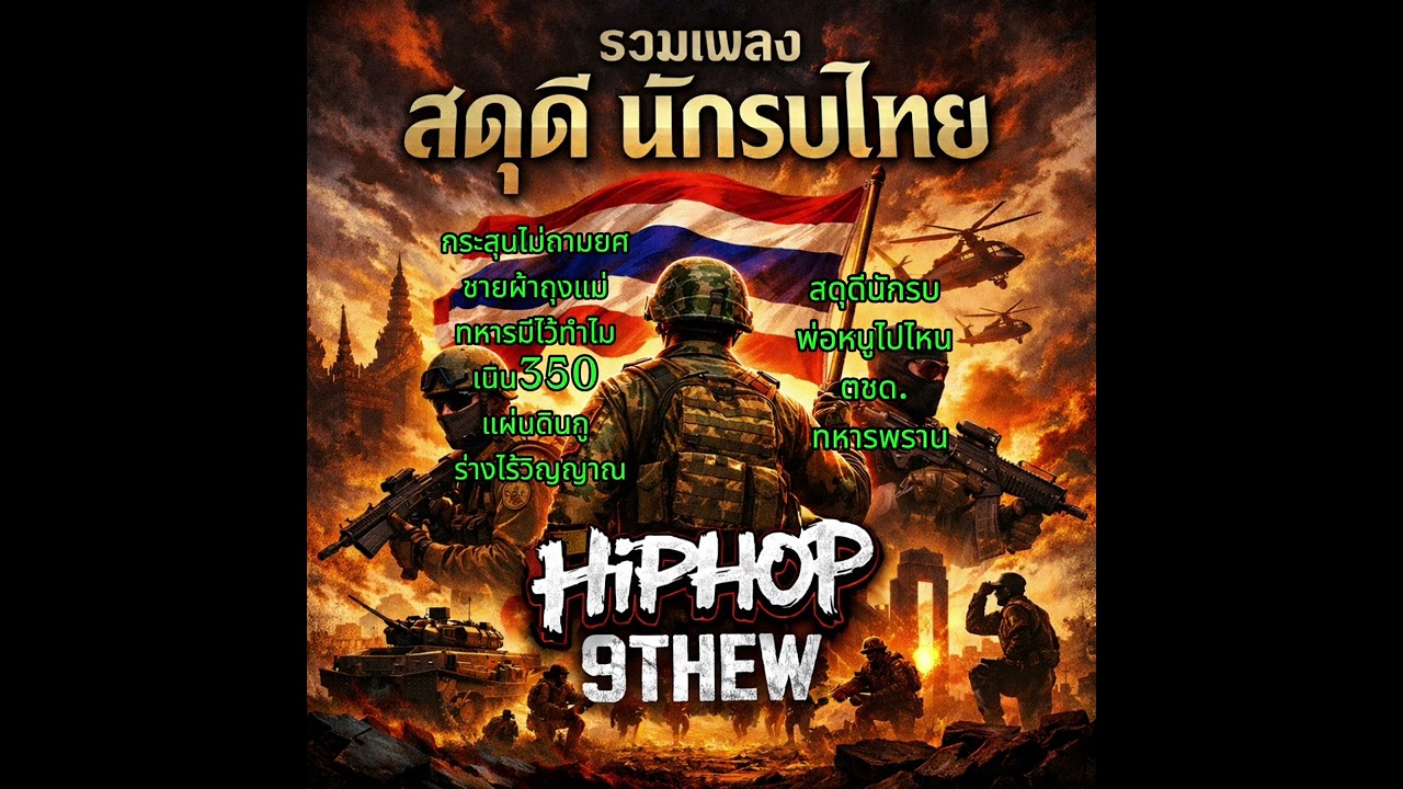 รวมเพลง สดุดีนักรบ Hiphop #9thew #กระแส #เพลงฮิต