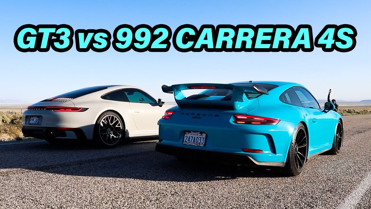 Porsche GT3 против НОВОГО 992 Carrera 4S