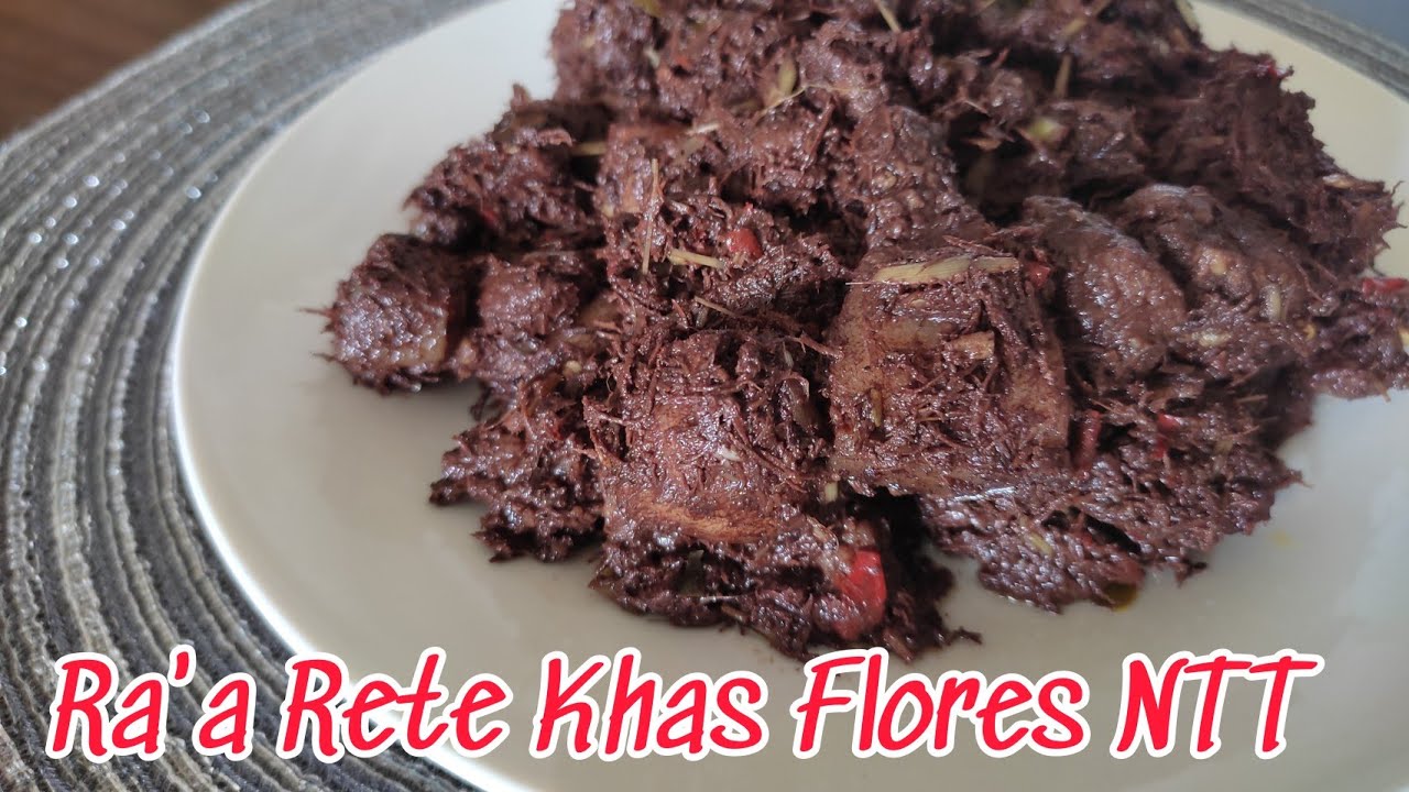 CARA MASAK  RA'A RETE KHAS FLORES NTT,  MANTAP BANGET