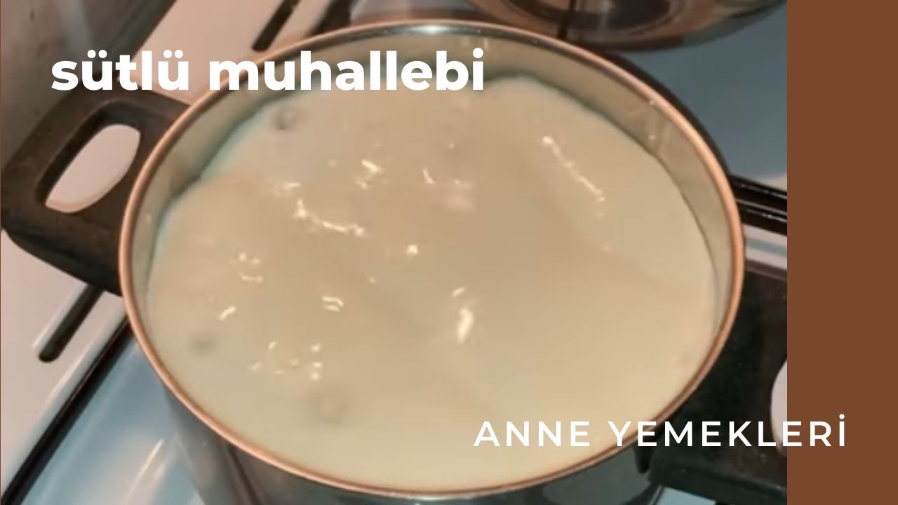 KOLAY NİŞASTALI SÜTLÜ MUHALLEBİ TARİFİ ❕