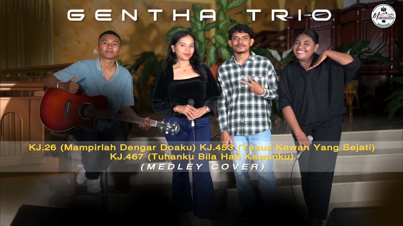 GENTHA TRIO | MEDLEY COVER LAGU KIDUNG JEMAAT | (LIVE RECORDING)