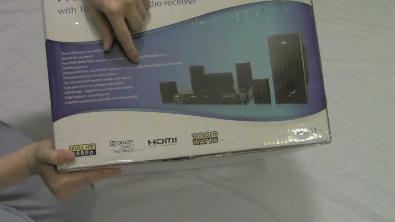 RCA RT2911 Home Theater in a Box - Unboxing