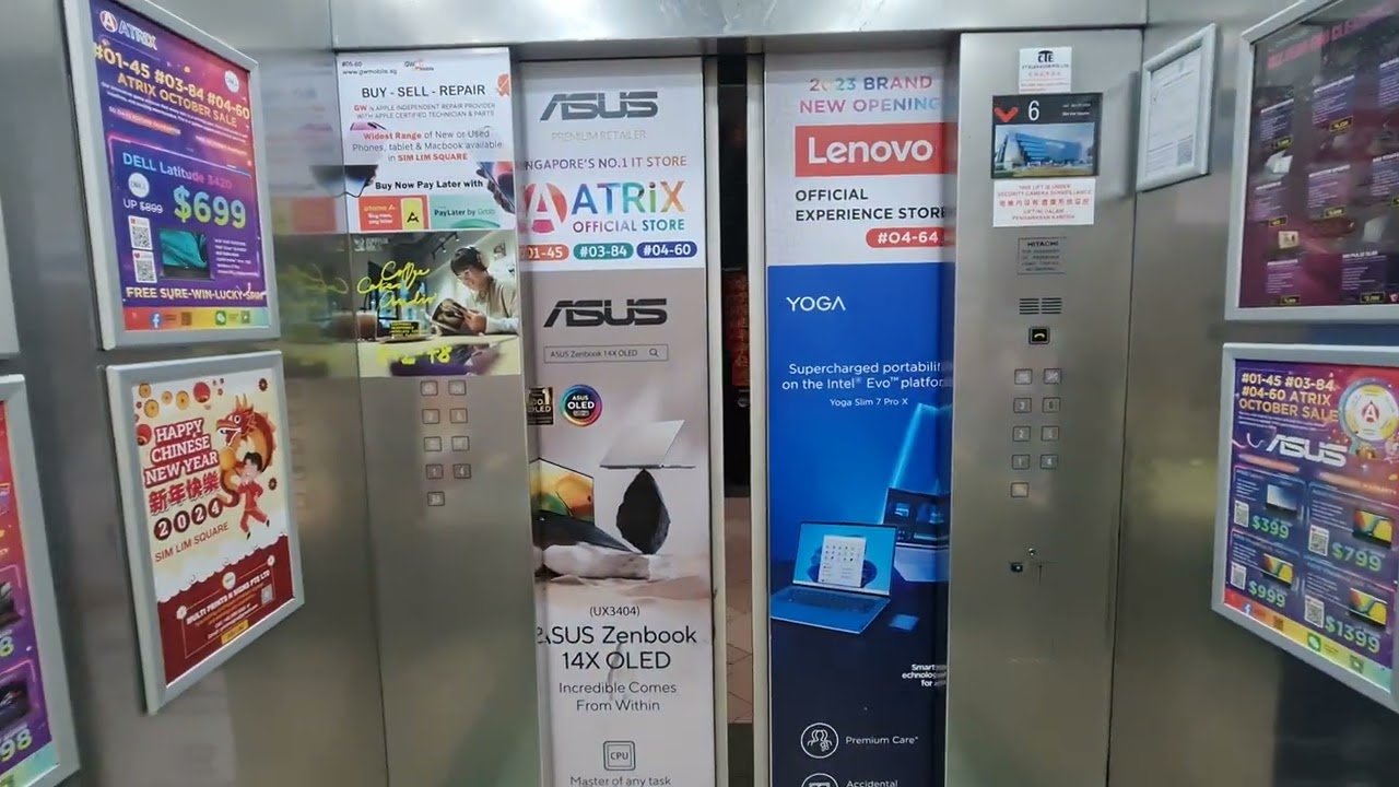 Hitachi Scenic Lifts - Sim Lim Square
