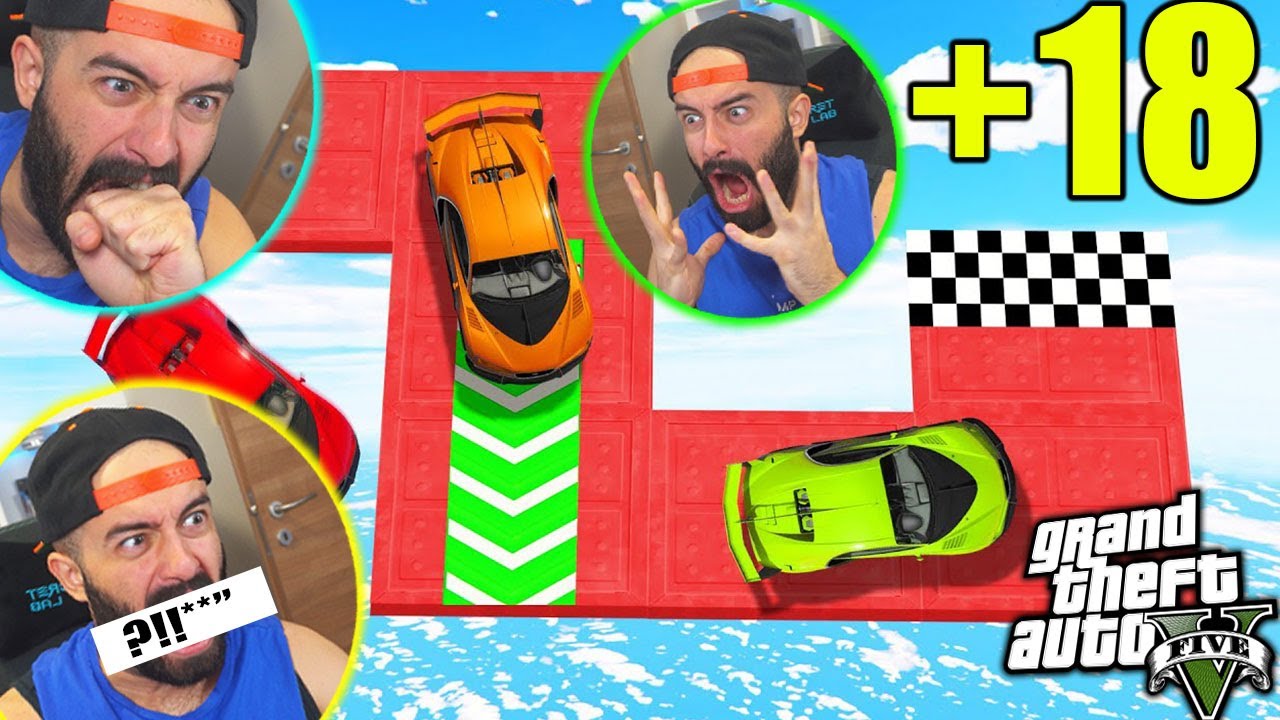 GTA 5 PARKOUR +18 CON I MIEI AMICI!! *Gare*