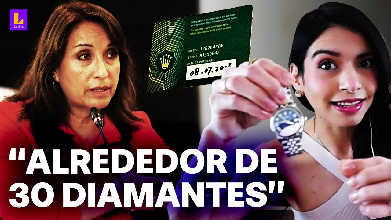 Dina Boluarte: Especialista en Rolex analiza tarjeta de reloj encontrada en vivienda de Surquillo