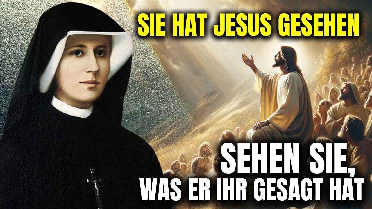 Schwester Faustyna Kowalska - Nonne, Die JESUS CHRISTUS Gesehen Hat. 