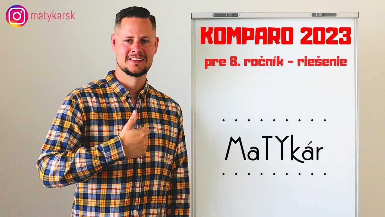 KOMPARO 2023 pre 8. ROČNÍK | riešenie testu