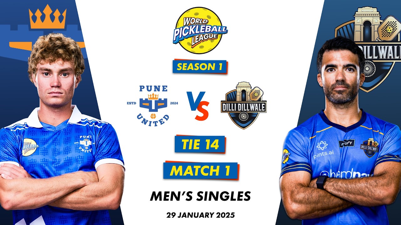 WPBL S1 | Pune United Vs Dilli Dillwale | Men’s Singles