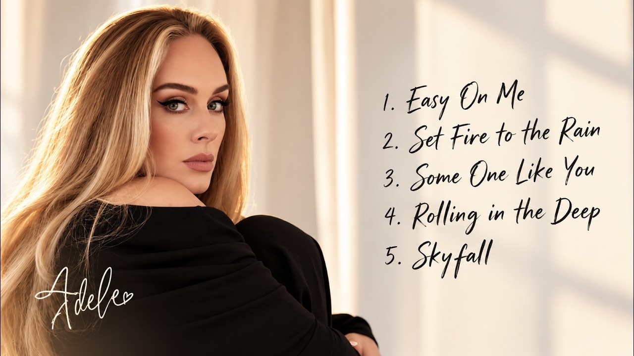 Adele Greatest Hits 2026 🎧 | Best Emotional Songs Collection | Hello, Easy On Me, Someone Like You
